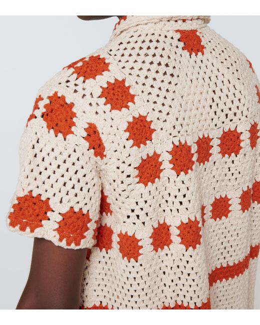 Bode Sunspot Crochet Cotton Shirt for Men | Lyst Canada Bode Sunspot Crochet Cotton Shirt for Men | Lyst Canada