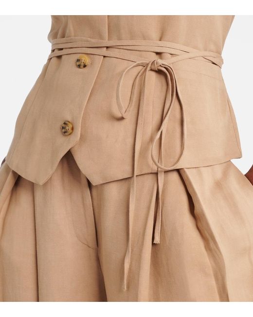 Faithfull The Brand Natural Felix Belted Vest