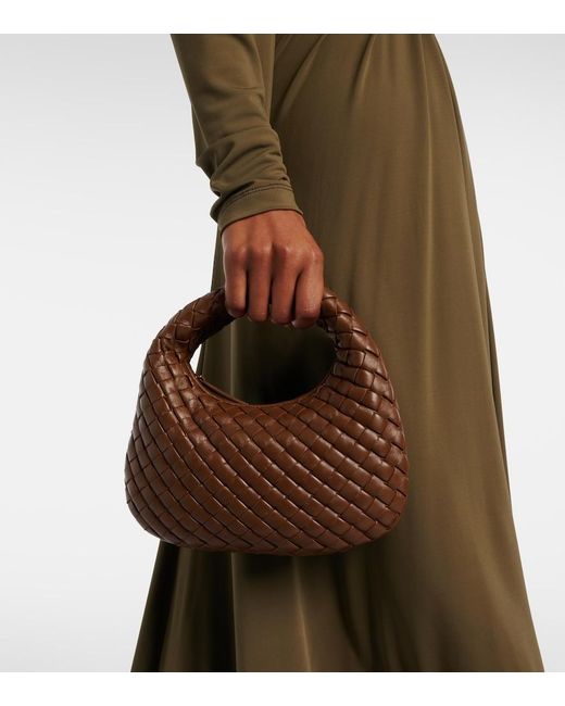 Bottega Veneta Brown Henkeltasche Baby Veneta Aus Leder
