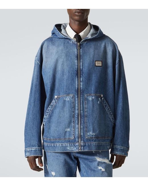 Dolce & Gabbana Blue Denim Jacket for men