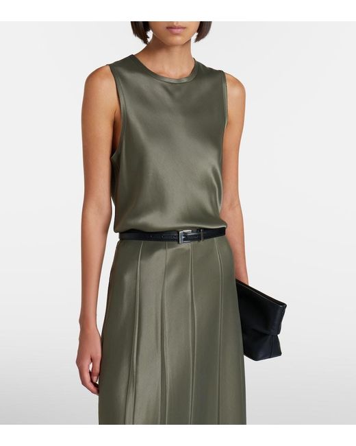 Vince Green Satin Top