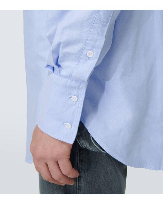 J.W. Anderson Blue Cotton Shirt for men