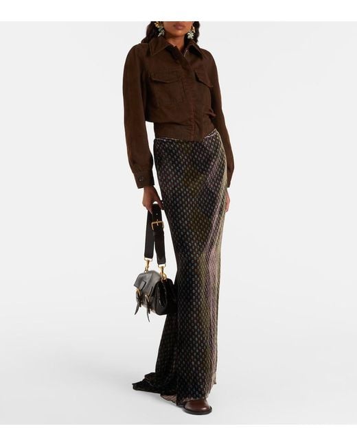 Dries Van Noten Black Leather Pumps
