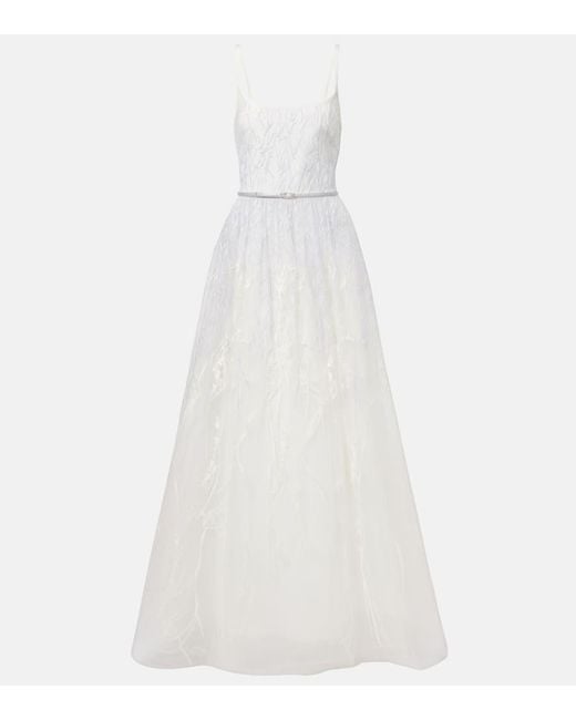 Abito Lungo di Elie Saab in White