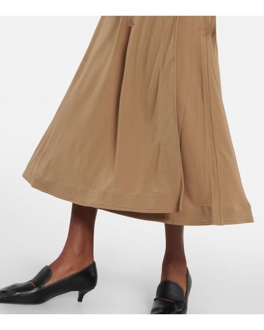 Totême  Natural Jersey Wrap Skirt