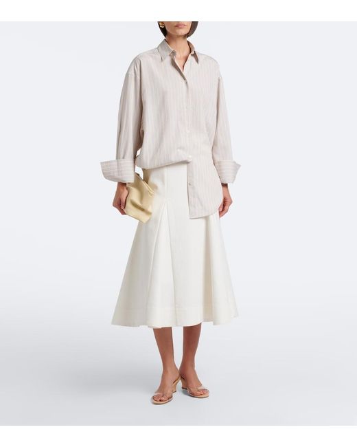 Staud Natural Mules Brigitte Mit Keilabsatz