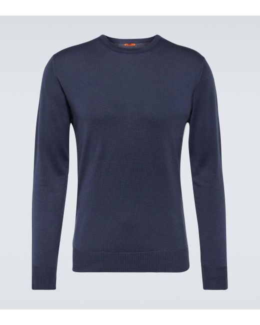 Barena Blue Ato Brunal Wool Sweater for men