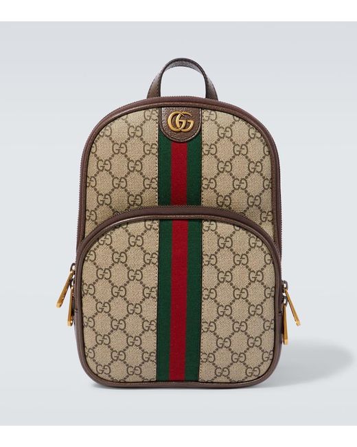 Gucci Multicolor Ophidia Gg Leather-Trimmed Shoulder Bag for men