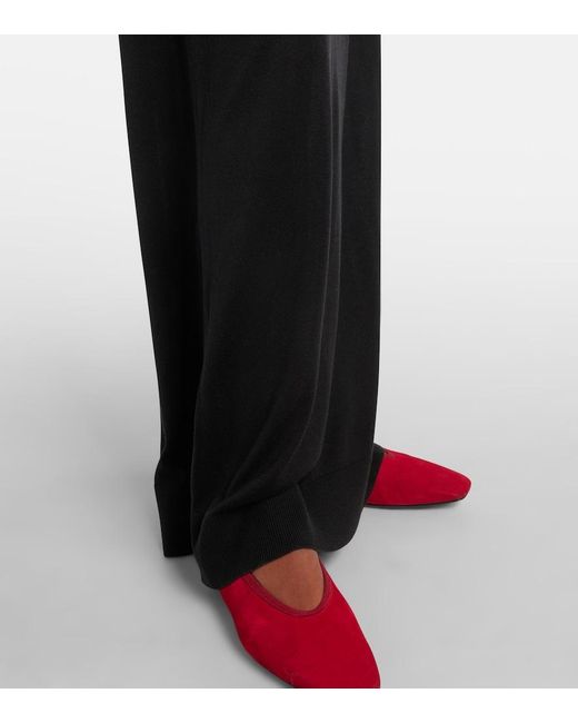 Totême  Black Silk-Blend Maxi Dress