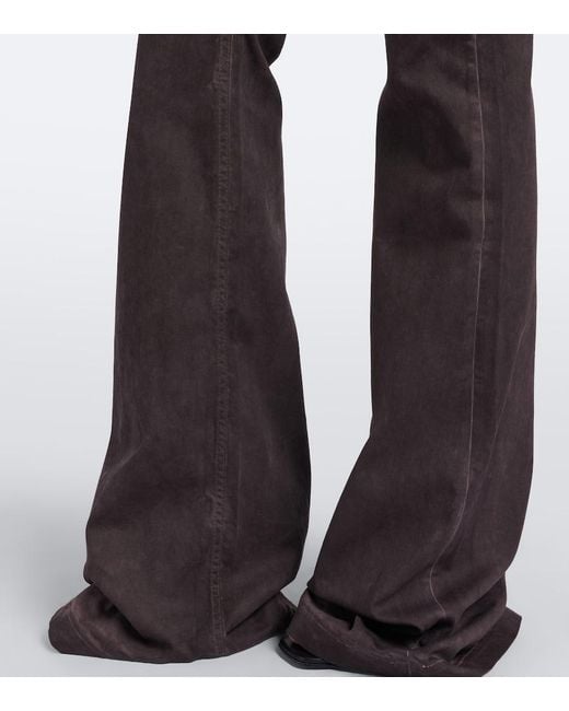 Rick Owens Brown Drkshdw Bollan Bootcut Jeans