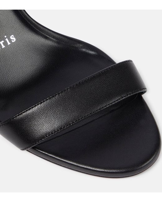 Christian Louboutin Black Loubigirl 85 Leather Sandals