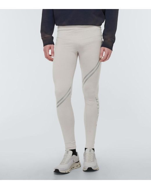 Loewe Gray Logo Leggings for men