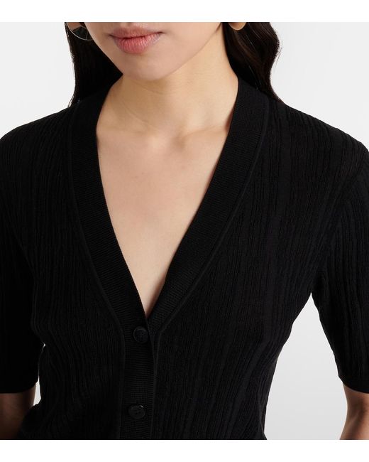 Joseph Black Sens Silk And Cotton Cardigan