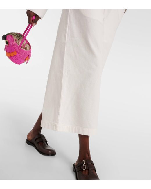 Jupe-culotte Paula's Ibiza en coton Loewe en coloris White