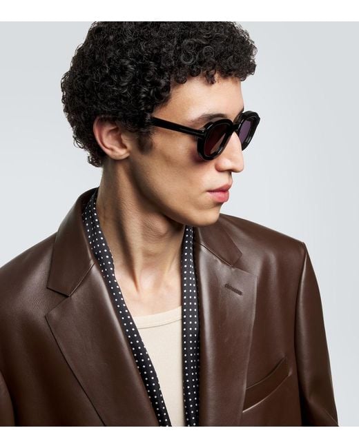 Tom Ford Blue Raffa Round Sunglasses for men