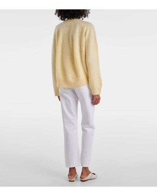 Lisa Yang Natural Cardigan Melba Aus Kaschmir
