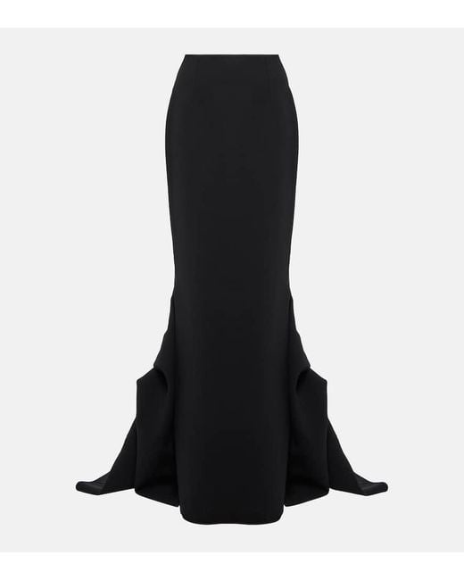 Falda larga Tuberose Maticevski de color Black