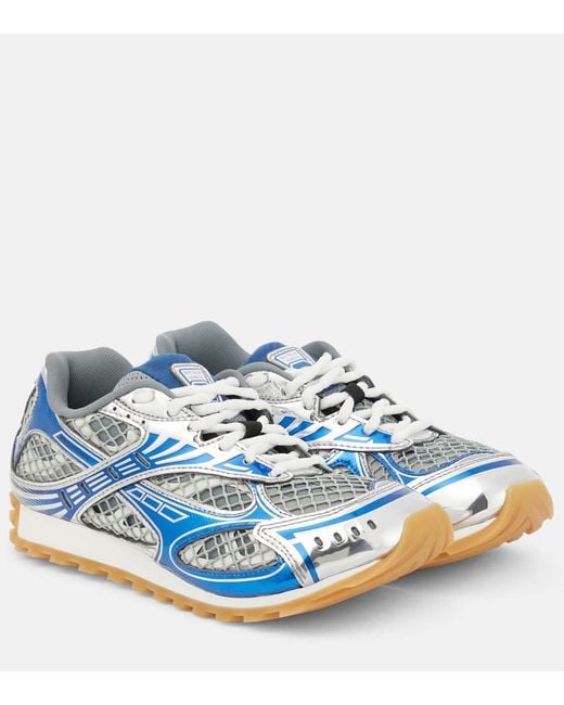 Sneakers Orbit in mesh di Bottega Veneta in Blue