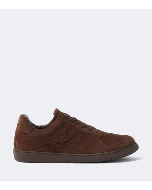Loewe Brown Jambo Suede Sneakers for men