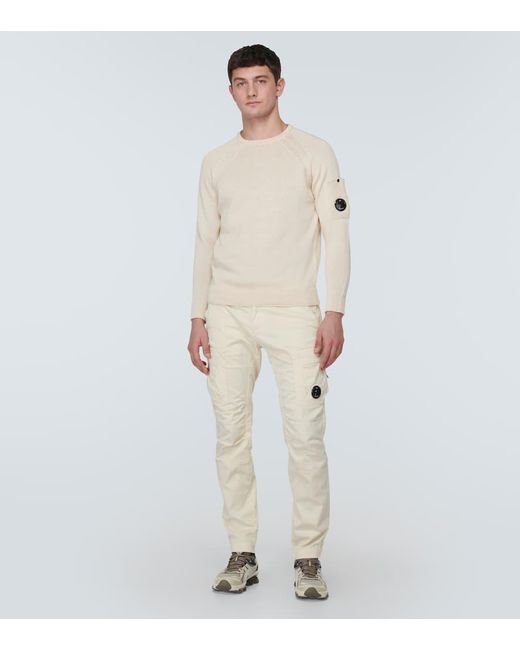 Pantalones cargo de algodon C P Company de hombre de color Natural
