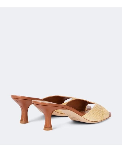 Staud Brown Pantoletten Brigitte 55