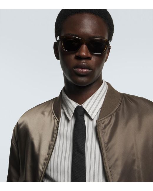 Saint Laurent Brown Sl 874 Square Sunglasses for men
