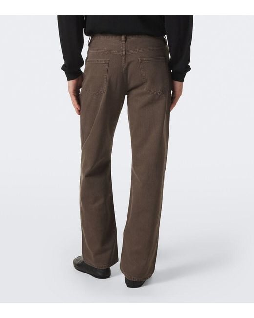 FRAME Brown Straight Jeans for men