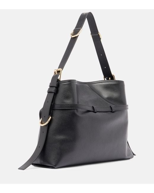 Givenchy Black Schultertasche Voyou Medium Aus Leder