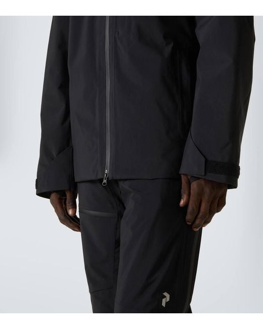 Peak Performance Black Alpine Gore-Tex 2L Ski Jacket for men