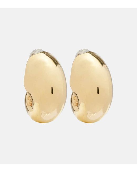 Gucci Natural Interlocking G Clip-On Earrings