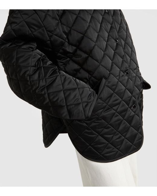 Totême Black Quilted Jacket
