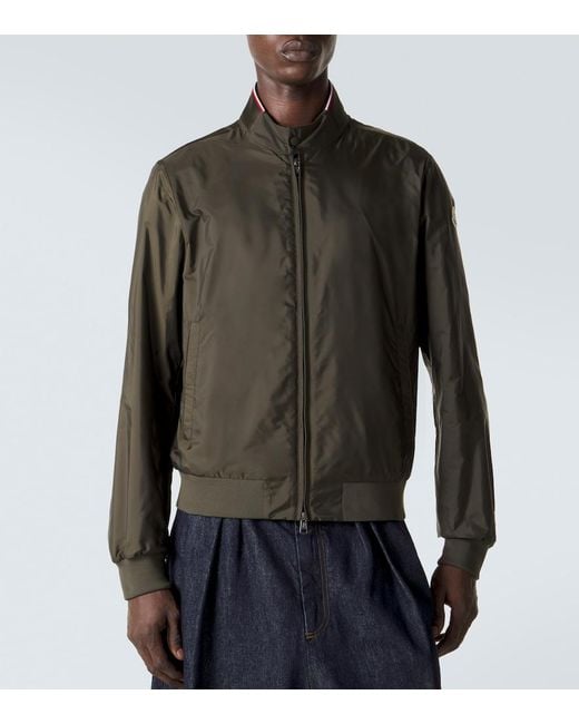 Moncler Green Reppe Bomber Jacket for men