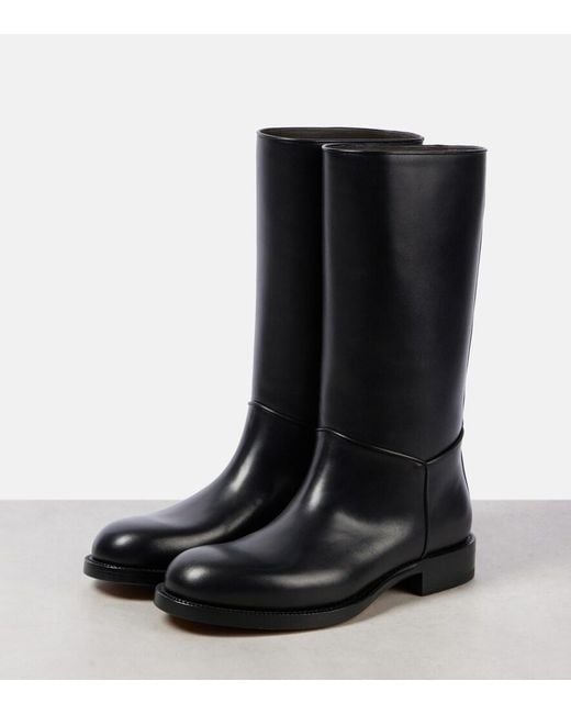 The Row Black Nobilis Boots