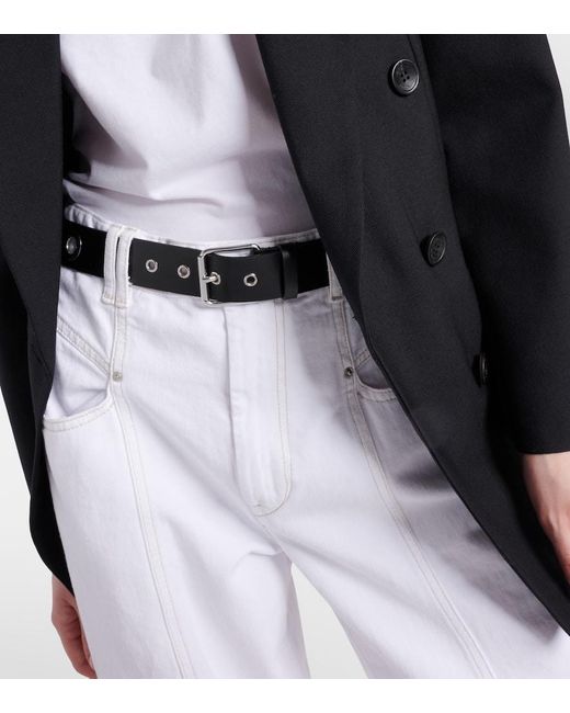 Cinturon Kastria de piel Isabel Marant de color Black
