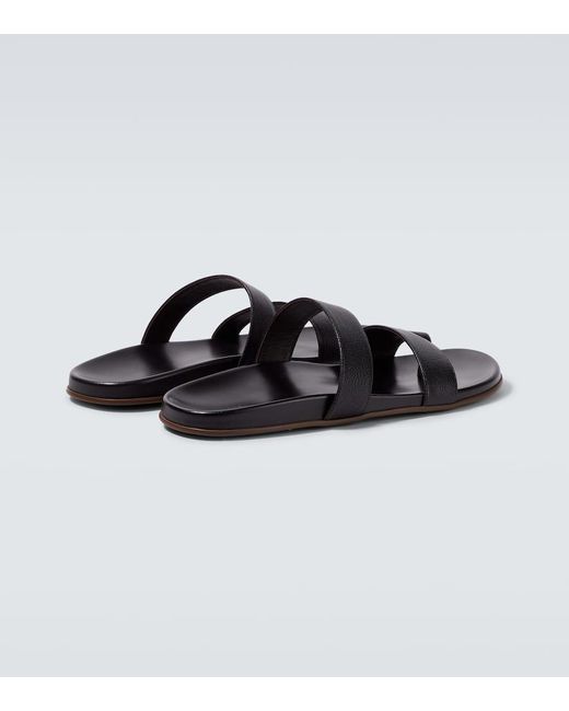 Sandalias Hugh De Piel The Row de hombre de color Black