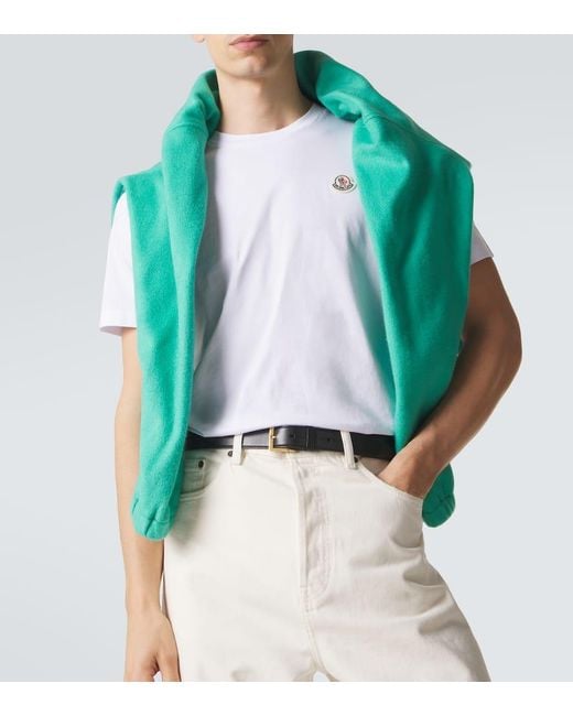 Moncler Black Set Of 3 Cotton Jersey T-Shirts for men