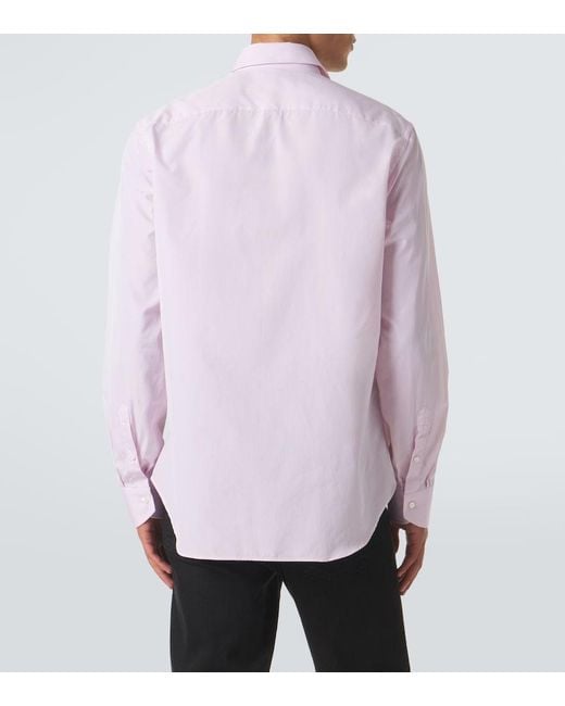 Canali Pink Cotton Shirt for men
