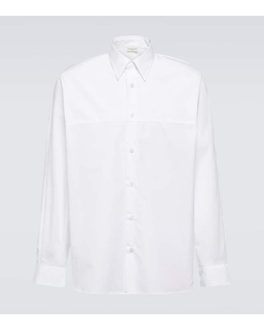 Camisa de algodon Dries Van Noten de hombre de color White
