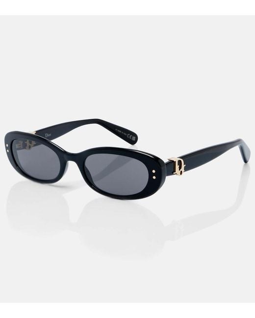 Dior Blue Ovale Sonnenbrille Dior Oblique B1I