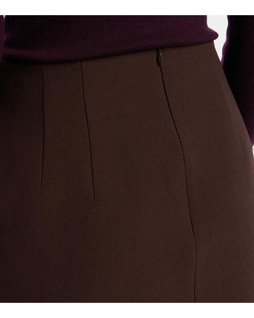 Wardrobe NYC Brown Virgin Wool Miniskirt