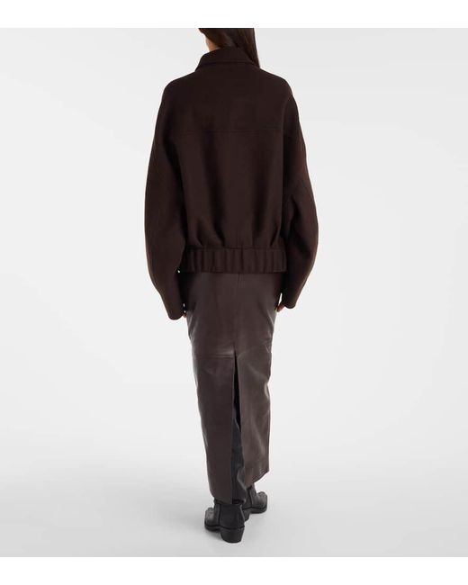 Khaite Black Jacke Odin Aus Wolle