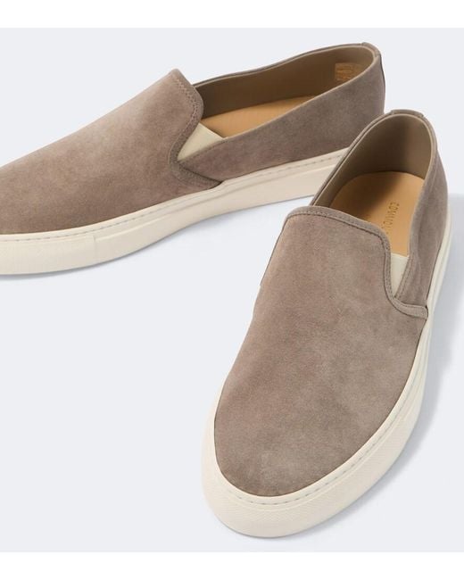 Common Projects Natural Suede Slip-On Shoes for men