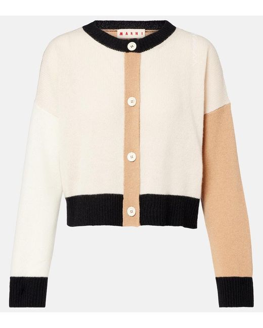 Cardigan De Cachemir Marni de color White