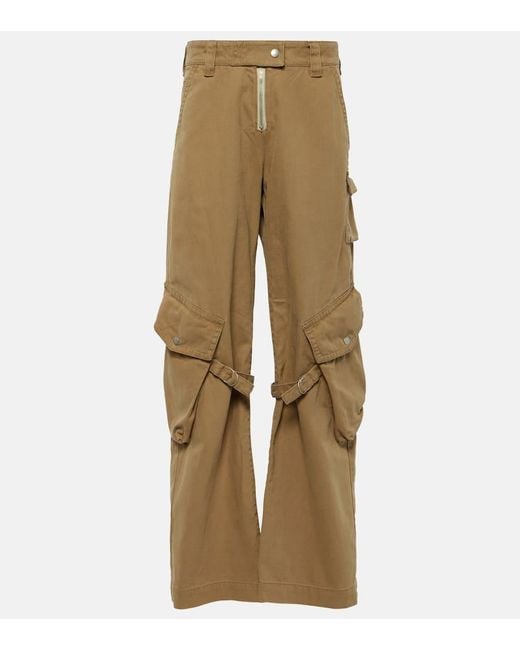 Pantaloni cargo Potinal in cotone di Acne in Natural