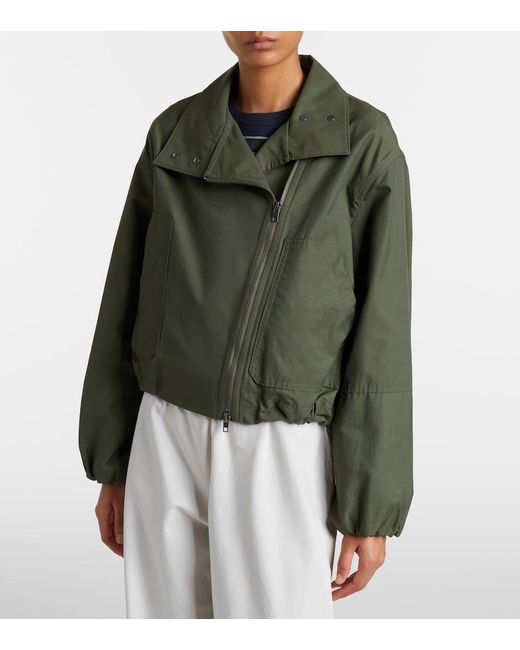 Vince Green Cotton-Blend Jacket