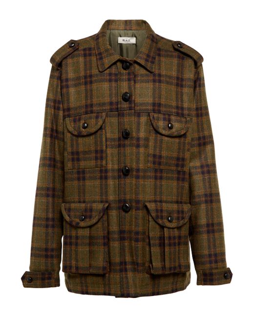Blazé Milano Blaze Milano Checked Wool 