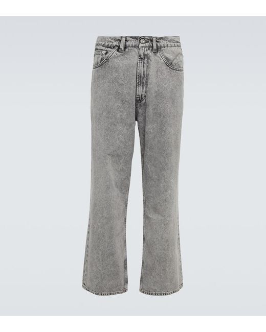 Our Legacy Gray Third Cut Wide-Leg Jeans for men