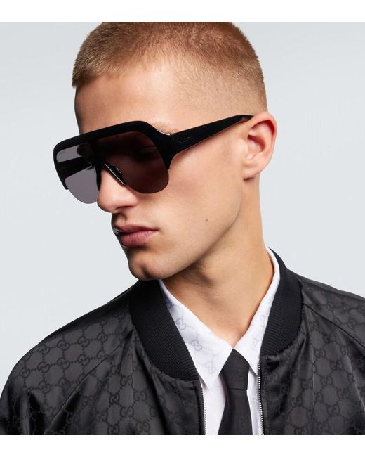 Gucci Blue Flat-Top Sunglasses for men