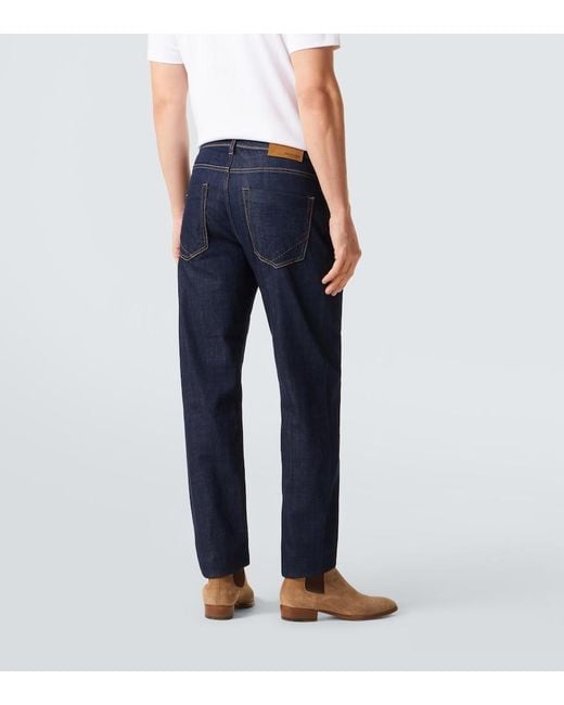 Slowear Blue Slim Jeans for men