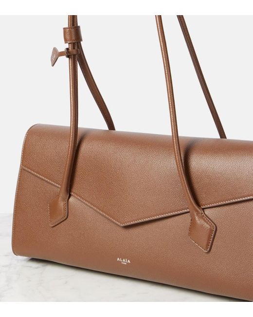 Alaïa Brown Tote Bag Le Teckel Aus Leder